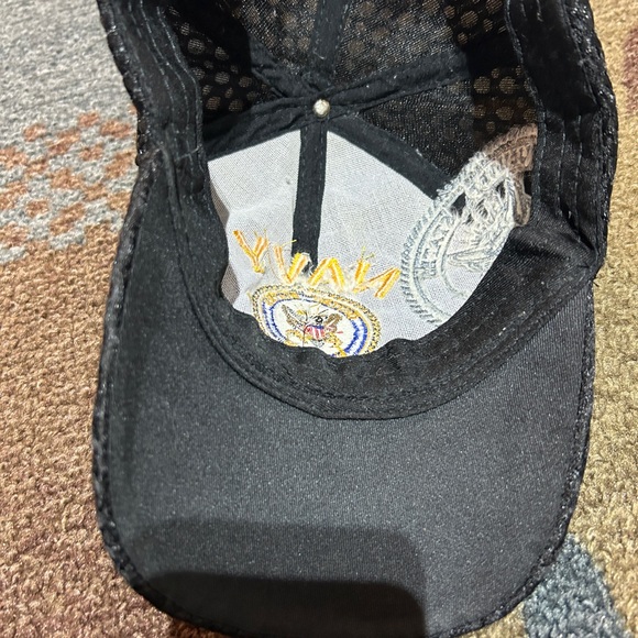 Navy Retired Black Cap - Picture 7 of 7